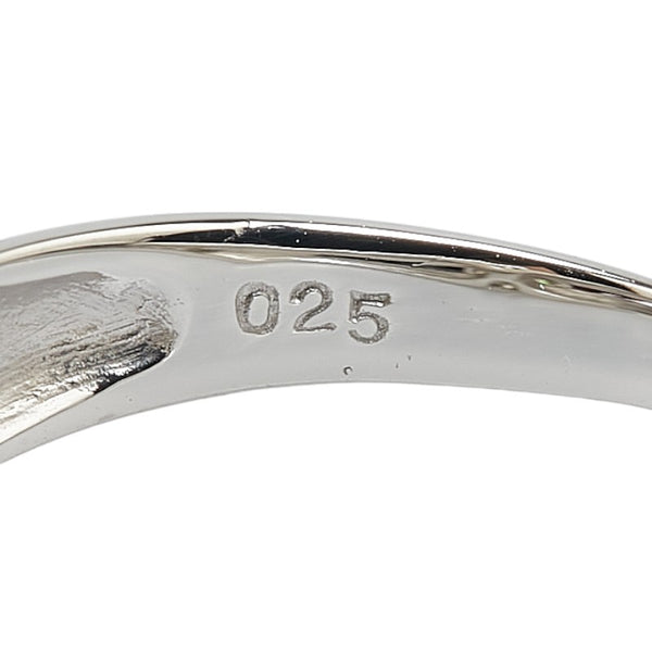 Pt900 プラチナ ダイヤ0.25ct リング 指輪 レディース 10号 【中古】