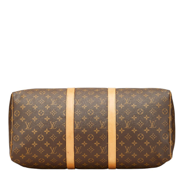 ルイ ヴィトン モノグラム キーポル50 ボストンバッグ トラベルバッグ M41426 ブラウン PVC レザー レディース LOUIS VUITTON 【中古】