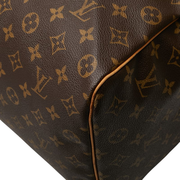 ルイ ヴィトン モノグラム キーポル50 ボストンバッグ トラベルバッグ M41426 ブラウン PVC レザー レディース LOUIS VUITTON 【中古】
