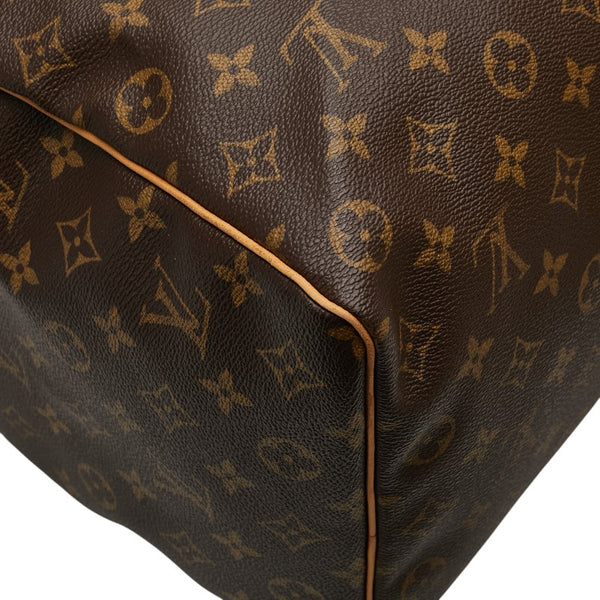 ルイ ヴィトン モノグラム キーポル50 ボストンバッグ トラベルバッグ M41426 ブラウン PVC レザー レディース LOUIS VUITTON 【中古】