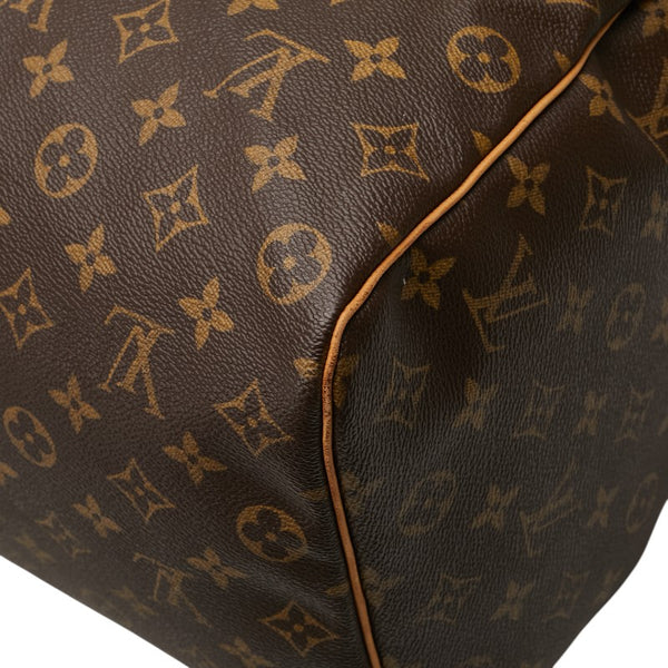 ルイ ヴィトン モノグラム キーポル50 ボストンバッグ トラベルバッグ M41426 ブラウン PVC レザー レディース LOUIS VUITTON 【中古】