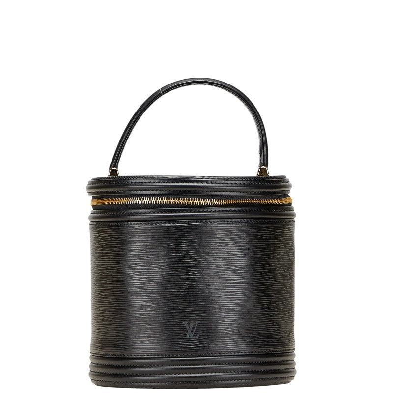ルイ ヴィトン エピ カンヌ バニティバッグ ハンドバッグ M48032 ノワール ブラック レザー レディース LOUIS VUITTON 【中古】