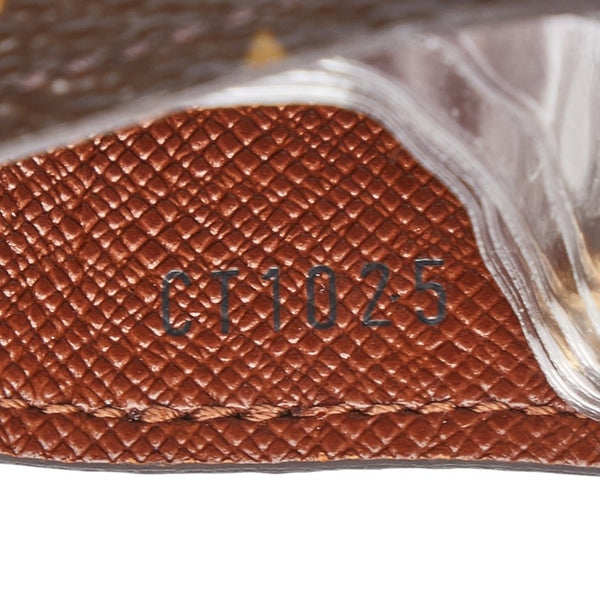 ルイ ヴィトン モノグラム ポルトカルト クレディ プレッシオン カードケース M60937 ブラウン PVC レザー レディース LOUIS VUITTON 【中古】