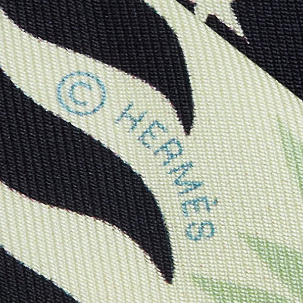 エルメス ツイリー Sous le Charme d'Orphee オルフェウスの魅力に誘われて スカーフ ネイビー マルチカラー シルク レディース HERMES 【中古】