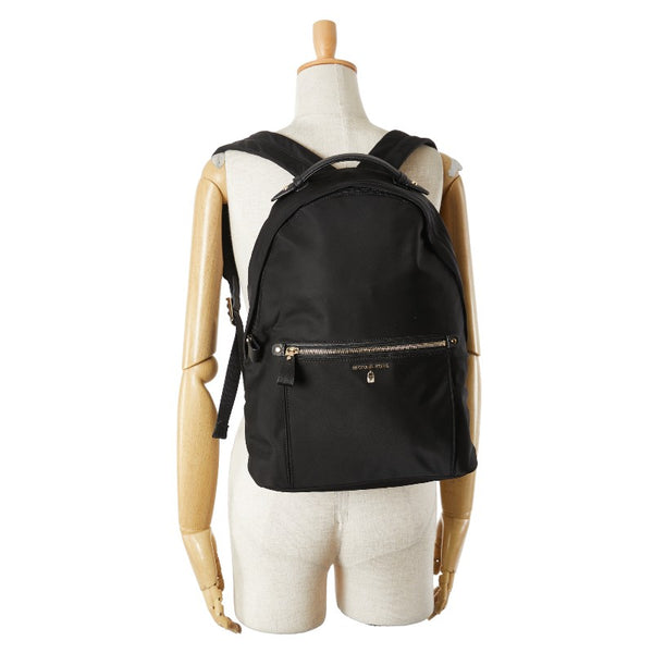 マイケルコース リュック バックパック ブラック ナイロン レザー レディース Michael Kors 【中古】