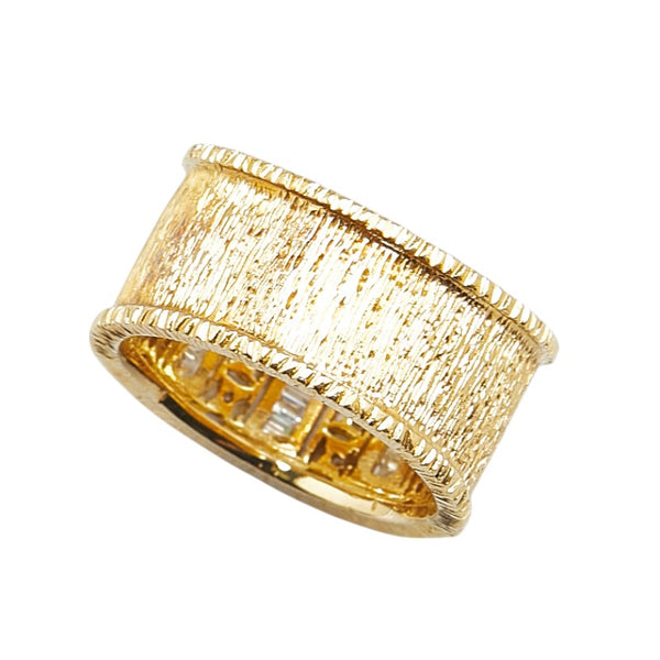 K18YG イエローゴールド ダイヤ0.45ct ダイヤ0.06ct リング 指輪 レディース 13号 【中古】
