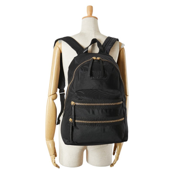 マークバイマークジェイコブス リュック バックパック ブラック ナイロン レザー レディース MARC BY MARC JACOBS 【中古】