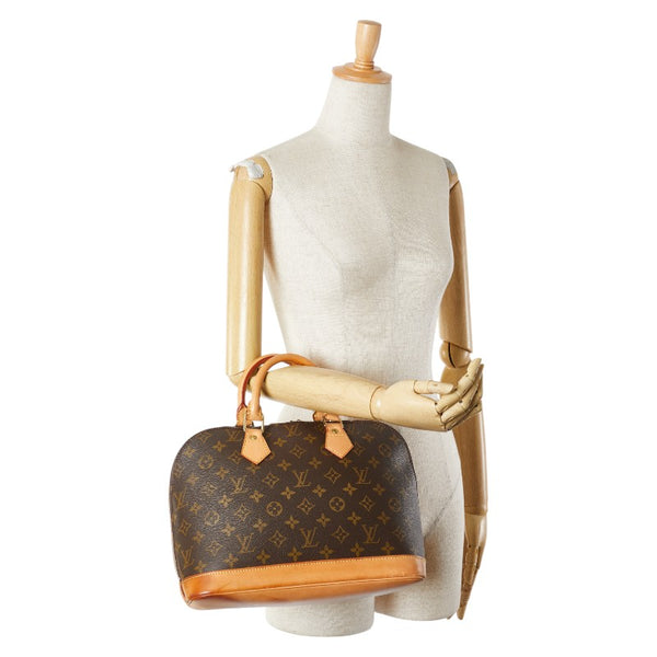 ルイ ヴィトン モノグラム アルマPM ハンドバッグ M51130 ブラウン PVC レザー レディース LOUIS VUITTON 【中古】