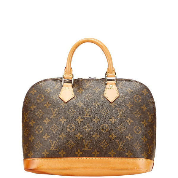ルイ ヴィトン モノグラム アルマPM ハンドバッグ M51130 ブラウン PVC レザー レディース LOUIS VUITTON 【中古】