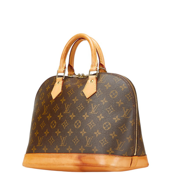 ルイ ヴィトン モノグラム アルマPM ハンドバッグ M51130 ブラウン PVC レザー レディース LOUIS VUITTON 【中古】