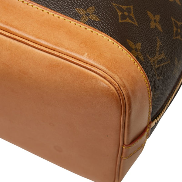ルイ ヴィトン モノグラム アルマPM ハンドバッグ M51130 ブラウン PVC レザー レディース LOUIS VUITTON 【中古】