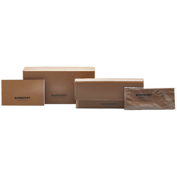 バーバリー ロゴ メガネ クリア 透明 プラスチック メタル レディース BURBERRY 【中古】
