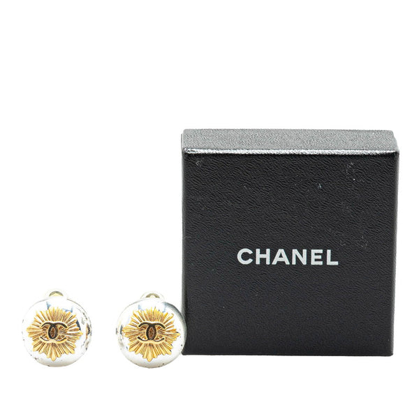 シャネル ヴィンテージ ココマーク イヤリング シルバー ゴールド メタル メッキ レディース CHANEL 【中古】