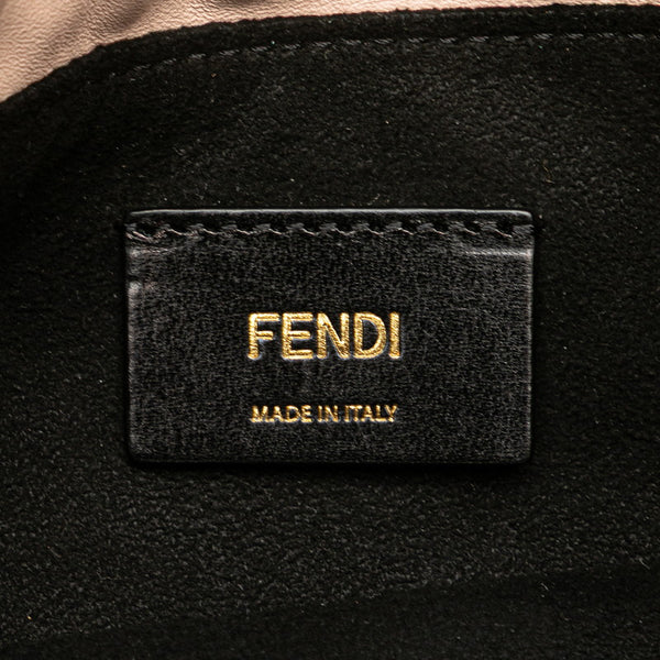 フェンディ ロゴ ショルダーバッグ 8BT337 ピンク レザー レディース FENDI 【中古】