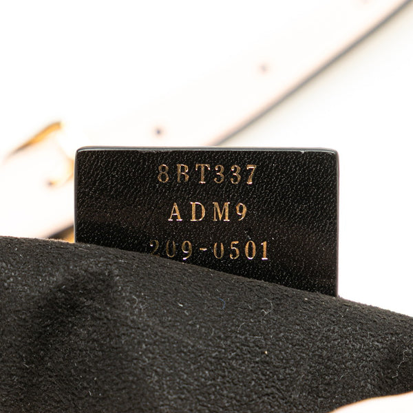 フェンディ ロゴ ショルダーバッグ 8BT337 ピンク レザー レディース FENDI 【中古】