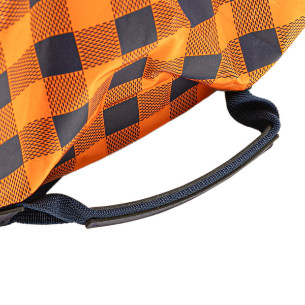 ルイ ヴィトン ダミエ アバンチュール  リュック バックパック N41188 オレンジ ネイビー ナイロン レザー レディース LOUIS VUITTON 【中古】
