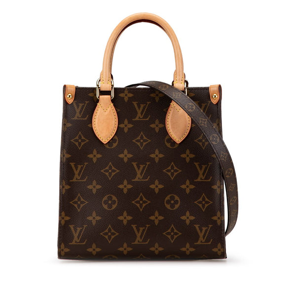 ルイ ヴィトン モノグラム サックプラBB ハンドバッグ ショルダーバッグ 2WAY M45847 ブラウン PVC レザー レディース LOUIS VUITTON 【中古】