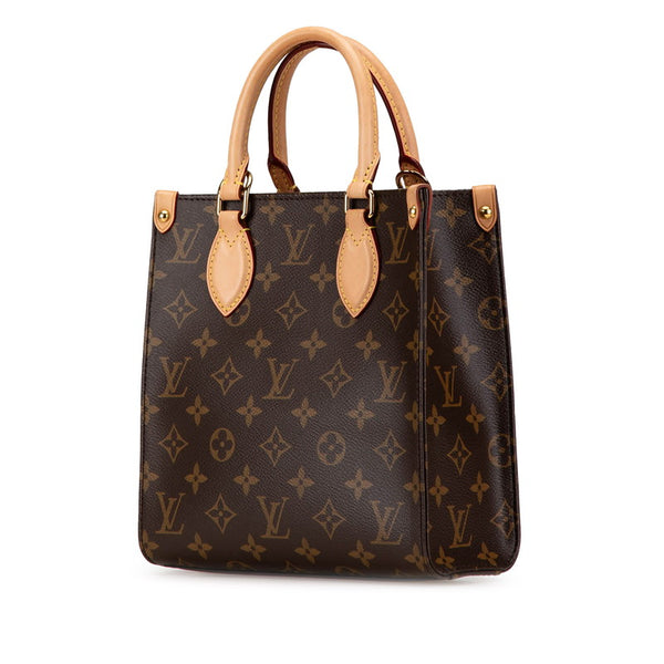ルイ ヴィトン モノグラム サックプラBB ハンドバッグ ショルダーバッグ 2WAY M45847 ブラウン PVC レザー レディース LOUIS VUITTON 【中古】