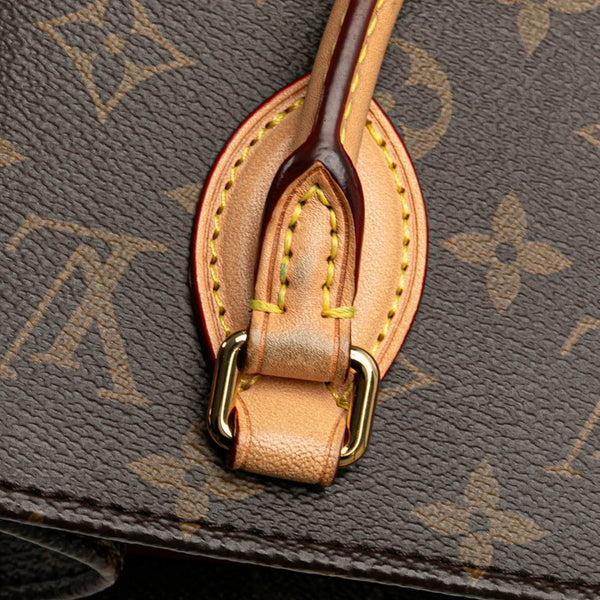 ルイ ヴィトン モノグラム サックプラBB ハンドバッグ ショルダーバッグ 2WAY M45847 ブラウン PVC レザー レディース LOUIS VUITTON 【中古】