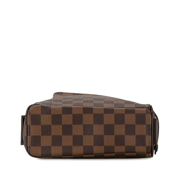 ルイ ヴィトン ダミエ オラフPM 斜め掛け ショルダーバッグ N41442 ブラウン PVC レザー レディース LOUIS VUITTON 【中古】