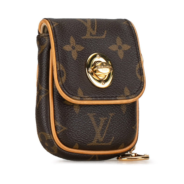 ルイ ヴィトン モノグラム ポシェット トゥラム ポシェット M60020 ブラウン PVC レザー レディース LOUIS VUITTON 【中古】