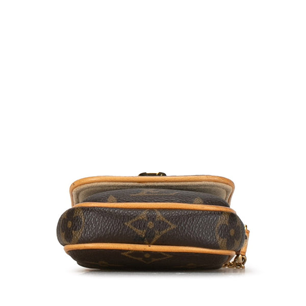 ルイ ヴィトン モノグラム ポシェット トゥラム ポシェット M60020 ブラウン PVC レザー レディース LOUIS VUITTON 【中古】