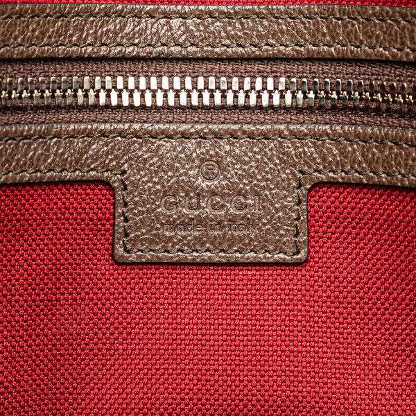 グッチ GGスプリーム トートバッグ ショルダーバッグ 626356 ベージュ ブラウン PVC レザー レディース GUCCI 【中古】