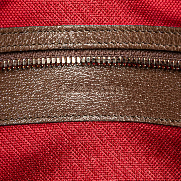 グッチ GGスプリーム トートバッグ ショルダーバッグ 626356 ベージュ ブラウン PVC レザー レディース GUCCI 【中古】