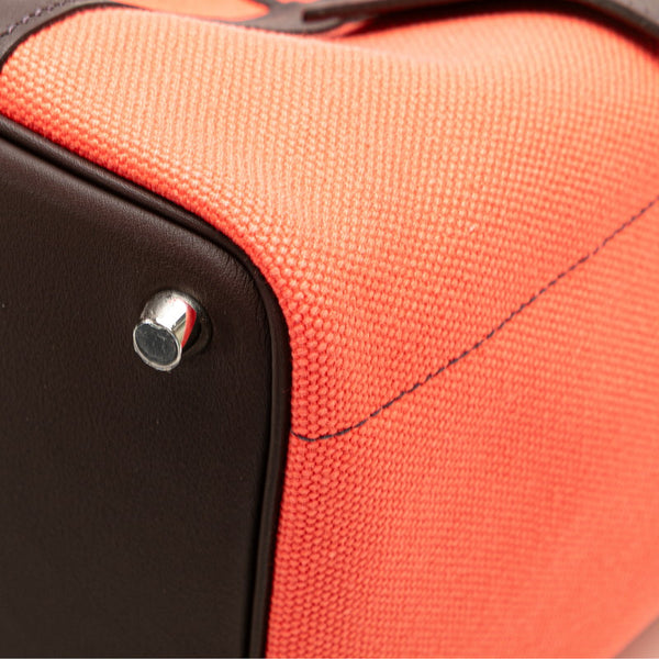 エルメス ピコタンロック カーゴ PM ハンドバッグ ローズテキサス ルージュセリエ スイフト トワルゴエラン レディース HERMES 【中古】