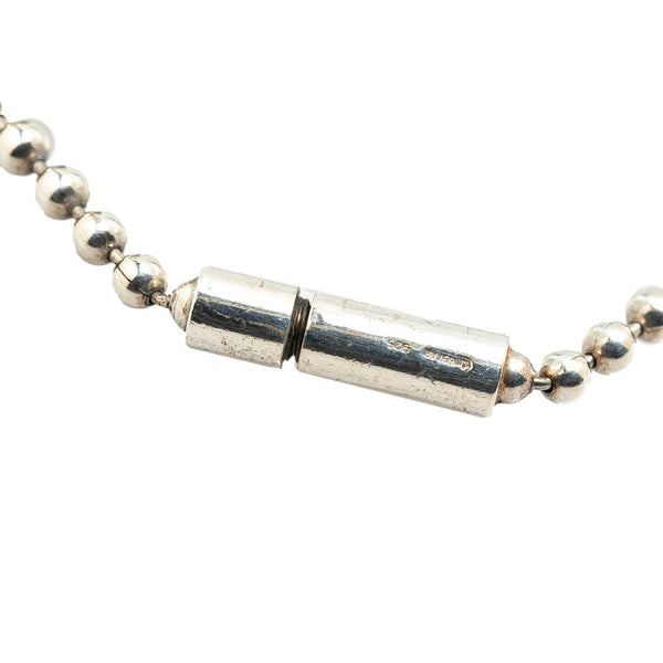 グッチ ドッグタグ プレート ネックレス SV925 シルバー レディース GUCCI 【中古】