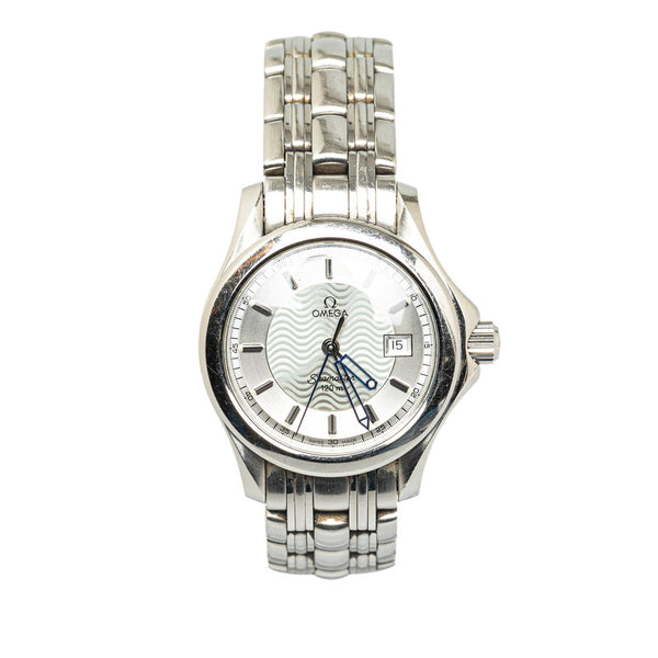 オメガ シーマスター120 腕時計 2571.31 クオーツ シルバー文字盤 ステンレススチール レディース OMEGA 【中古】