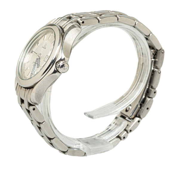 オメガ シーマスター120 腕時計 2571.31 クオーツ シルバー文字盤 ステンレススチール レディース OMEGA 【中古】