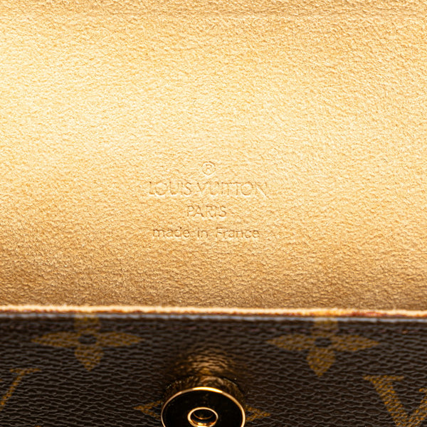 ルイ ヴィトン モノグラム ポシェット フロランティーヌ ショルダーバッグ M51855 ブラウン PVC レザー レディース LOUIS VUITTON 【中古】