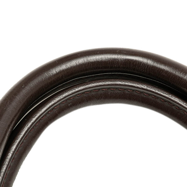 ルイ ヴィトン ダミエ マノスクGM トートバッグ N51120 ブラウン PVC レザー レディース LOUIS VUITTON 【中古】