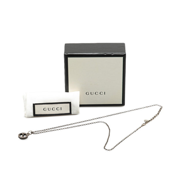 グッチ インターロッキングG ネックレス SV925 シルバー メンズ GUCCI 【中古】