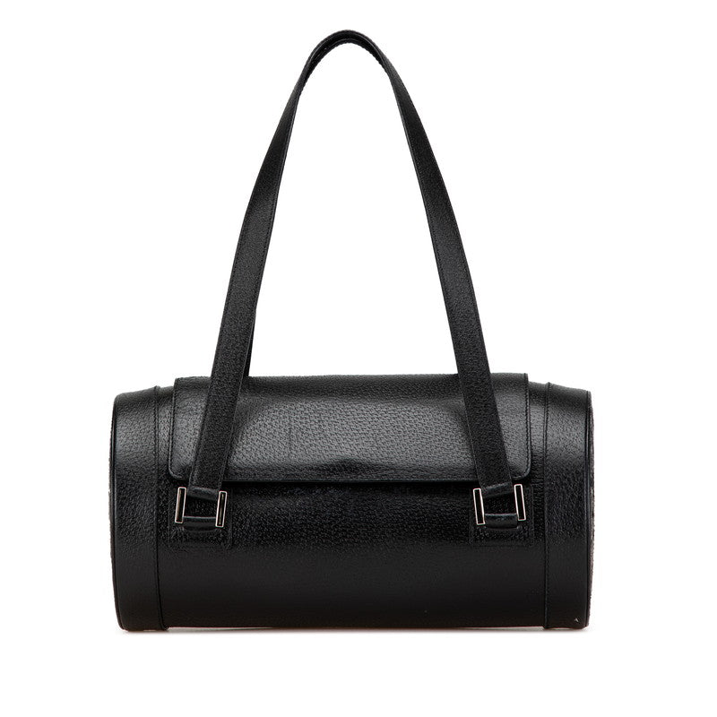 ブルガリ B-ZERO1 ビーゼロワン ボストンバッグ ブラック レザー レディース BVLGARI 【中古】