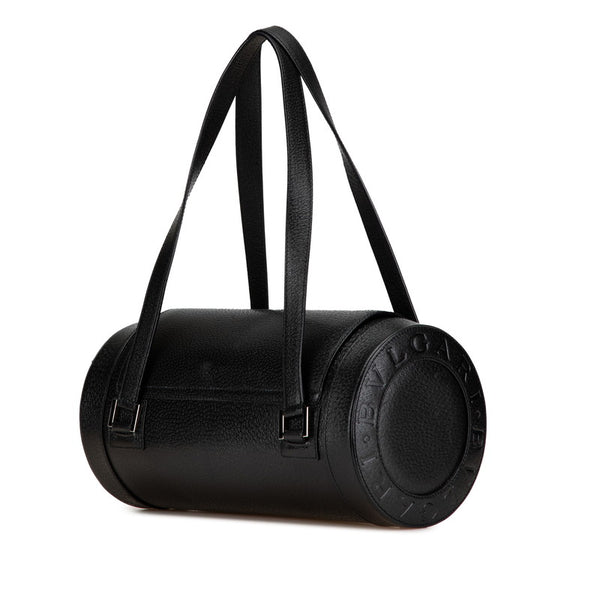 ブルガリ B-ZERO1 ビーゼロワン ボストンバッグ ブラック レザー レディース BVLGARI 【中古】