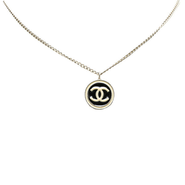 シャネル ココマーク ペンダントネックレス シルバー メタル レディース CHANEL 【中古】