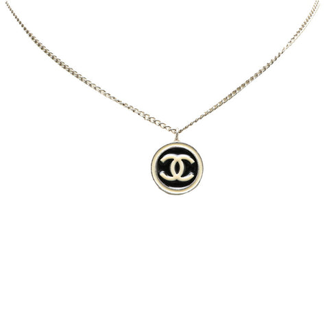 シャネル ココマーク ペンダントネックレス シルバー メタル レディース CHANEL 【中古】