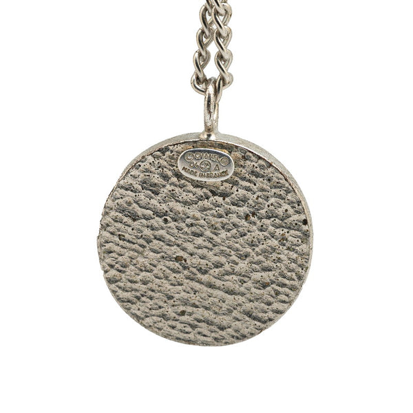 シャネル ココマーク ペンダントネックレス シルバー メタル レディース CHANEL 【中古】