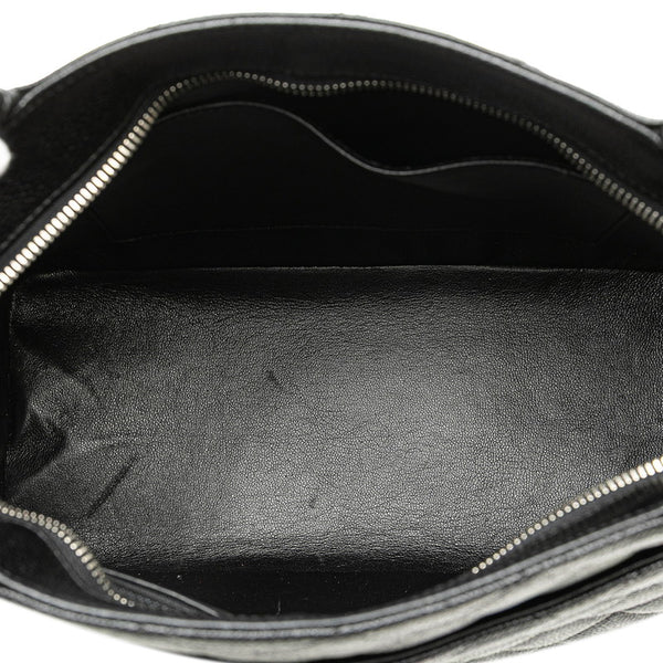 シャネル ココマーク マトラッセ 復刻トート トートバッグ ブラック キャビアスキン レディース CHANEL 【中古】