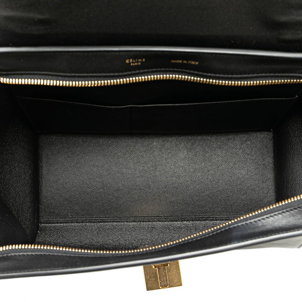 セリーヌ トラペーズ トリコロール ハンドバッグ ショルダーバッグ 2WAY イエロー ブラック ブルー レザー レディース CELINE 【中古】