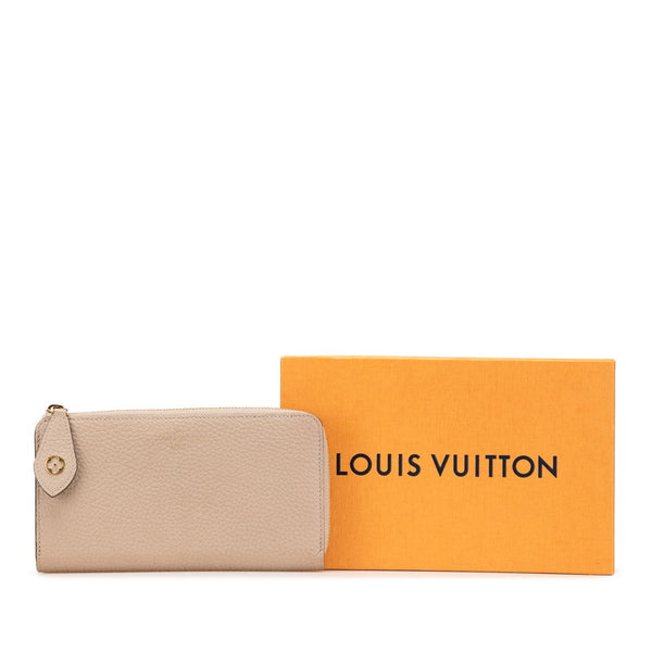 ルイ ヴィトン ポルトフォイユ コメット 長財布 M63104 ガレ ベージュ トリヨンレザー レディース LOUIS VUITTON 【中古】