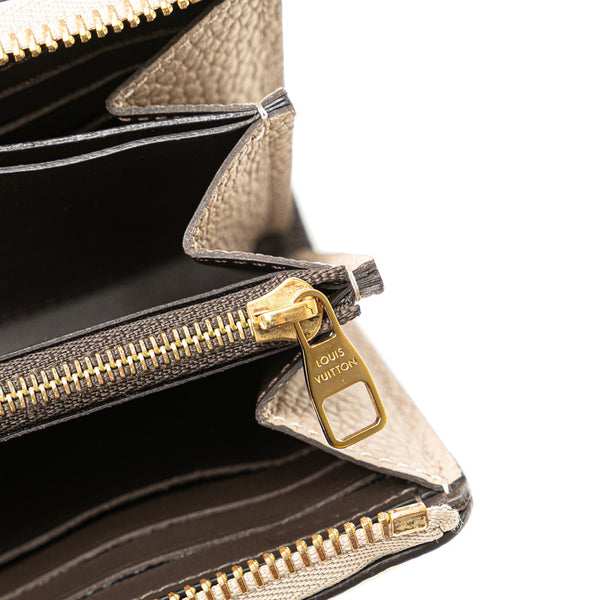 ルイ ヴィトン ポルトフォイユ コメット 長財布 M63104 ガレ ベージュ トリヨンレザー レディース LOUIS VUITTON 【中古】