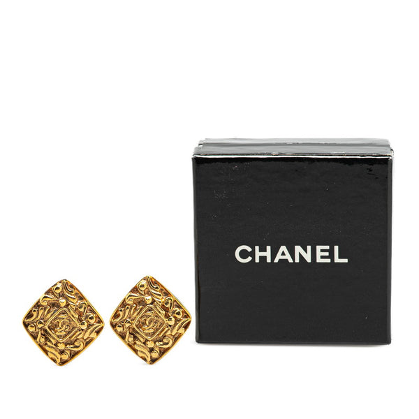 シャネル ヴィンテージ ココマーク イヤリング ゴールド メッキ レディース CHANEL 【中古】