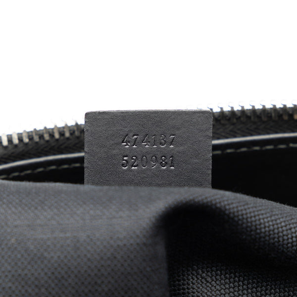 グッチ GGスプリーム タイガー 斜め掛け ショルダーバッグ 523599 ブラック PVC レザー レディース GUCCI 【中古】