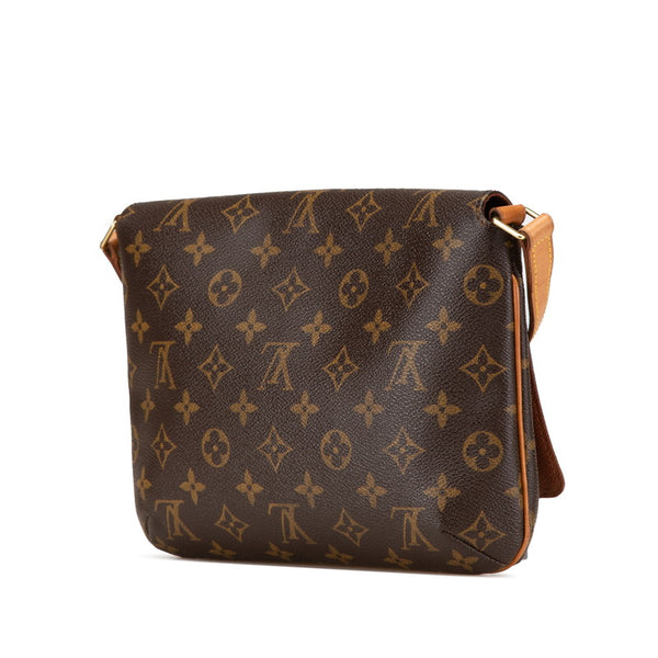 ルイ ヴィトン モノグラム ミュゼット タンゴ ショート ショルダーバッグ M51257 ブラウン PVC レザー レディース LOUIS VUITTON 【中古】
