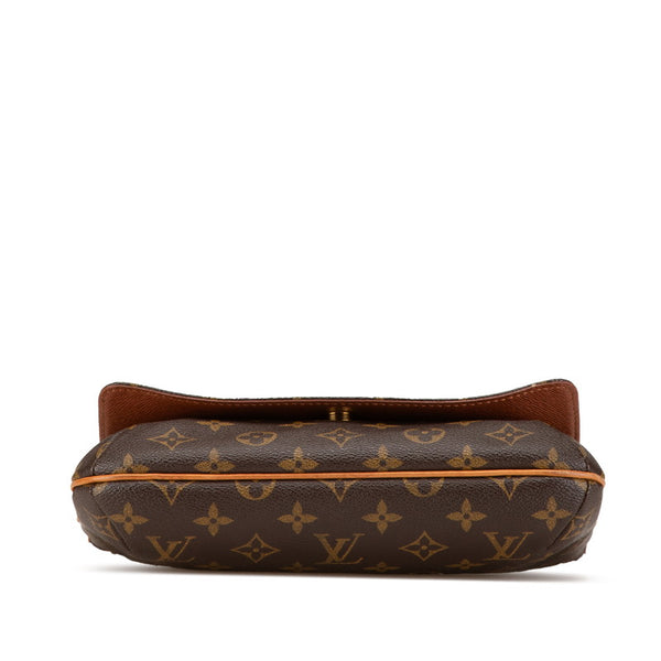 ルイ ヴィトン モノグラム ミュゼット タンゴ ショート ショルダーバッグ M51257 ブラウン PVC レザー レディース LOUIS VUITTON 【中古】