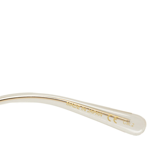 グッチ スクエア サングラス GG1282SA ブラック ゴールド プラスチック レディース GUCCI 【中古】