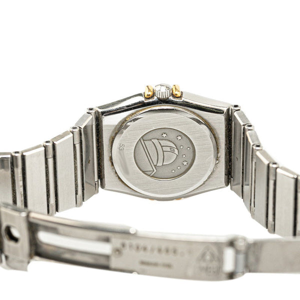 オメガ コンステレーション 腕時計 クオーツ ゴールド文字盤 ステンレススチール レディース OMEGA 【中古】